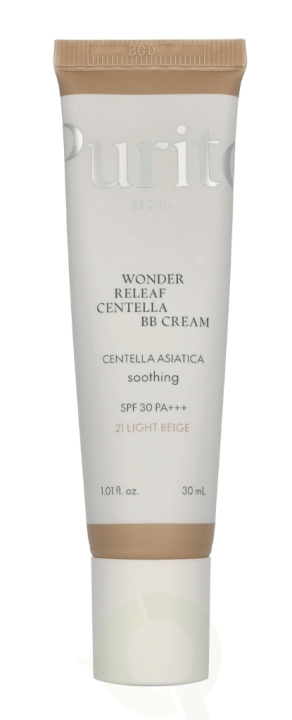 Purito Seoul Wonder Releaf Centella BB Cream SPF30 PA+++ 30 ml #21 Light Beige i gruppen SKÖNHET & HÄLSA / Hudvård / Ansiktsvård / Dagkräm hos TP E-commerce Nordic AB (D23472)