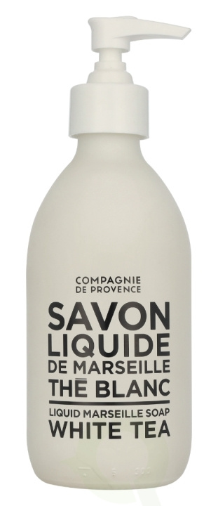 Compagnie De Provence Marseille White Tea Liquid Soap 300 ml i gruppen SKÖNHET & HÄLSA / Hudvård / Kroppsvård / Bad & Duschcreme hos TP E-commerce Nordic AB (D23496)
