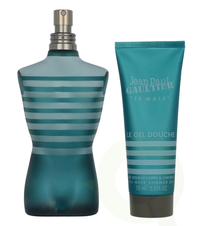Jean Paul Gaultier Le Male Giftset 200 ml Edt Spray 125ml/Shower Gel 75ml i gruppen SKÖNHET & HÄLSA / Doft & Parfym / Parfym / Parfym för honom hos TP E-commerce Nordic AB (D23537)