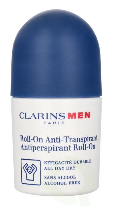 Clarins Men Antiperspirant Deo Roll-On 50 ml i gruppen SKÖNHET & HÄLSA / Doft & Parfym / Deodorant / Deo för honom hos TP E-commerce Nordic AB (D23540)
