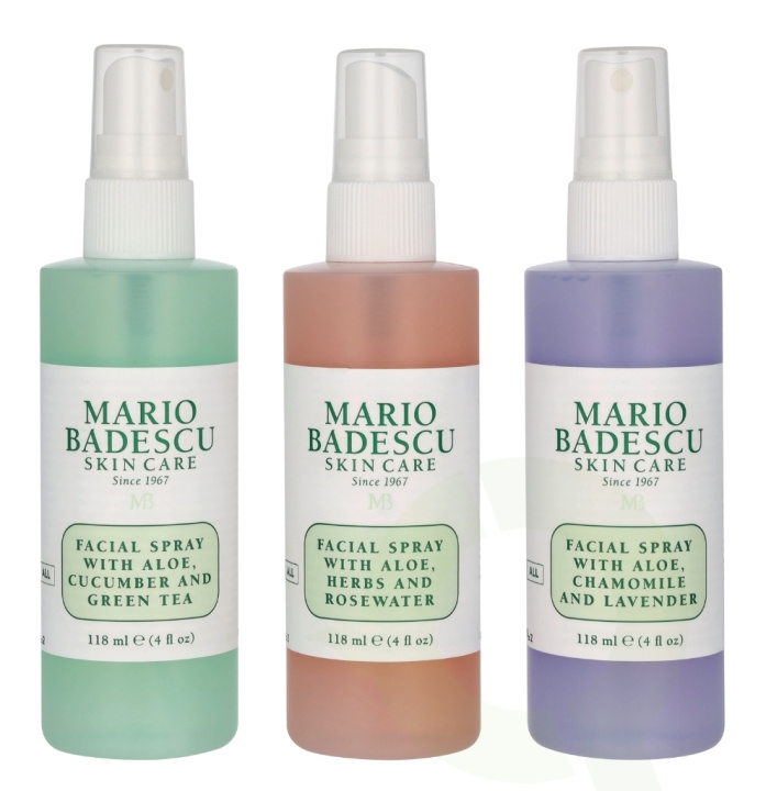 Mario Badescu Spritz Mist & Glow Set 354 ml 3x118ml i gruppen SKÖNHET & HÄLSA / Hudvård / Kroppsvård / Bodymist hos TP E-commerce Nordic AB (D23568)