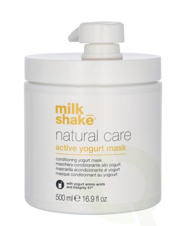 Milk_Shake Natural Care Active Yogurt Mask 500 ml For Natural Or Color-Treated Hair i gruppen SKÖNHET & HÄLSA / Hår & Styling / Hårvårdsprodukter / Hårinpackning hos TP E-commerce Nordic AB (D23599)