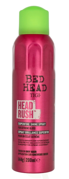 TIGI Bh Head Rush Superfine Shine Spray 200 ml i gruppen SKÖNHET & HÄLSA / Hår & Styling / Hårvårdsprodukter hos TP E-commerce Nordic AB (D23631)