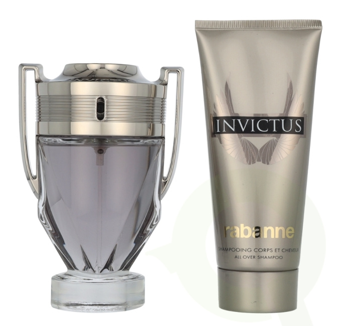 Paco Rabanne Invictus Giftset 200 ml Edt Spray 100ml/Shower Gel 100ml i gruppen SKÖNHET & HÄLSA / Doft & Parfym / Parfym hos TP E-commerce Nordic AB (D23638)