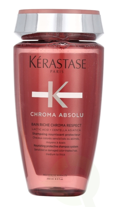 Kerastase Chroma Absolu Bain Riche Chroma Respect Shampoo 250 ml i gruppen SKÖNHET & HÄLSA / Hår & Styling / Hårvårdsprodukter / Schampo hos TP E-commerce Nordic AB (D23684)