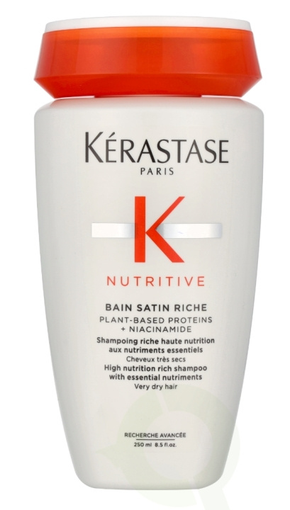 Kerastase Nutritive Bain Satin Riche Shampoo 250 ml Very Dry Hair i gruppen SKÖNHET & HÄLSA / Hår & Styling / Hårvårdsprodukter / Schampo hos TP E-commerce Nordic AB (D23696)