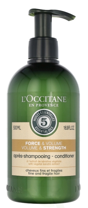 L\'Occitane Volume & Strength Conditioner 500 ml i gruppen SKÖNHET & HÄLSA / Hår & Styling / Hårvårdsprodukter / Balsam hos TP E-commerce Nordic AB (D23697)
