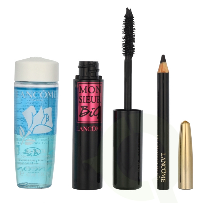 Lancome Monsieur Big Set 40.7 ml Mascara 10ml/Mini Khol Eye Pencil Black 0,7gr/Bi-Facil Eye Makeup Remover 30ml i gruppen SKÖNHET & HÄLSA / Makeup / Ögon & Ögonbryn / Mascara hos TP E-commerce Nordic AB (D23698)
