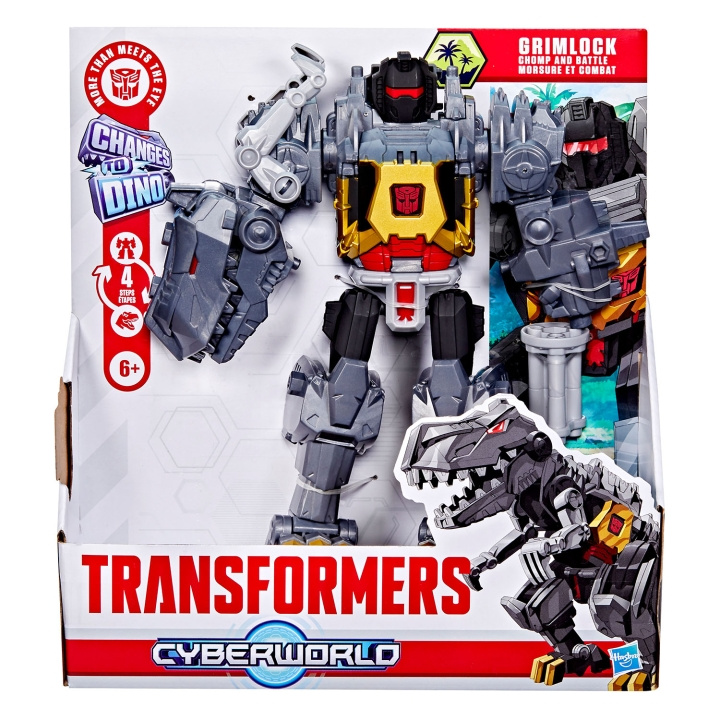 Transformers Cyberworld Grimlock Chomp & Battle 9 Inch Actionfigur i gruppen LEKSAKER, BARN- & BABYPRODUKTER / Leksaker / Figurer, Miniatyrer & tillbehör hos TP E-commerce Nordic AB (D23727)