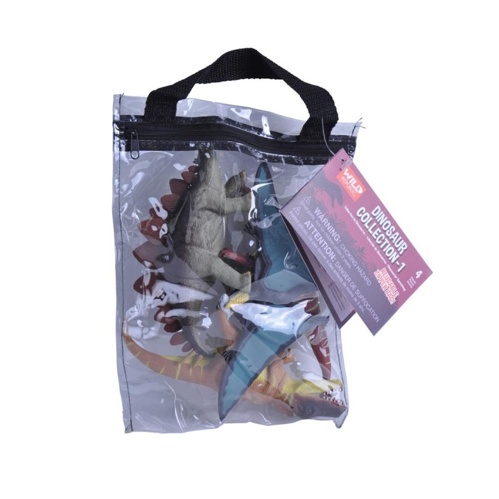 Wild Republic Zipper Polybags Dino i gruppen LEKSAKER, BARN- & BABYPRODUKTER / Leksaker / Figurer, Miniatyrer & tillbehör hos TP E-commerce Nordic AB (D23735)