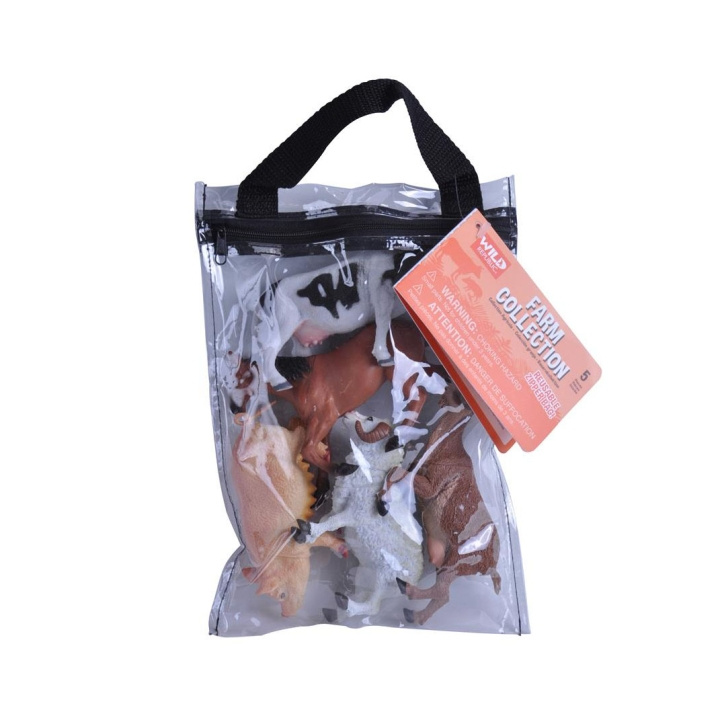 Wild Republic Zipper Polybags Farm i gruppen LEKSAKER, BARN- & BABYPRODUKTER / Leksaker / Figurer, Miniatyrer & tillbehör hos TP E-commerce Nordic AB (D23736)