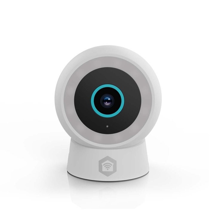 Nedis SmartLife Utomhus Kamera | Wi-Fi | Spotlight | 3MP Full HD 1296p | IP65 | microSD (ingår inte) / Molnlagring (tillval) / Onvif | 5 V DC | Med rörelsesensor | Nattsikt | Vit i gruppen HEM, HUSHÅLL & TRÄDGÅRD / Larm & Säkerhet / Övervakningskameror hos TP E-commerce Nordic AB (D23777)