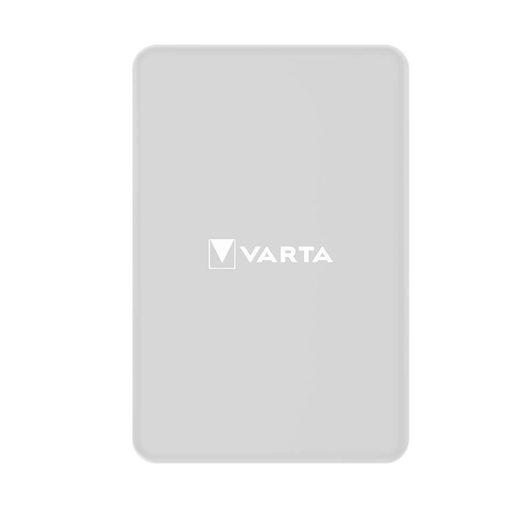 Varta Mag Pro trådlös powerbank 10.000 mAh - vit utgåva i gruppen SMARTPHONE & SURFPLATTOR / Laddare & Kablar / Powerbanks hos TP E-commerce Nordic AB (D23780)