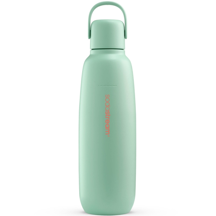 SodaStream Fizz&Go Stainless Steel Mint 0,9 liter Thermos i gruppen SPORT, FRITID & HOBBY / Friluftsliv / Termosar & Vattenflaskor hos TP E-commerce Nordic AB (D23797)