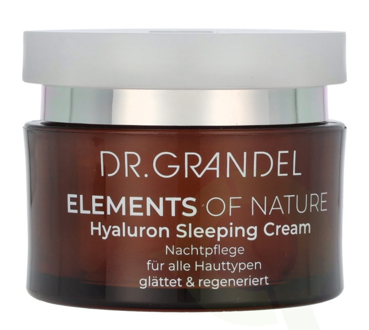 Dr Grandel Dr. Grandel Elements of Nature Hyaluron Sleeping Cream 50 ml For All Skin Types i gruppen SKÖNHET & HÄLSA / Hudvård / Ansiktsvård / Nattkräm hos TP E-commerce Nordic AB (D23954)