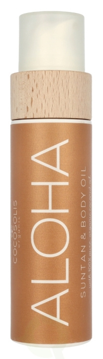 Cocosolis Cosmetics Cocosolis Aloha Suntan & Body Oil 110 ml i gruppen SKÖNHET & HÄLSA / Hudvård / Kroppsvård / Body lotion hos TP E-commerce Nordic AB (D23969)
