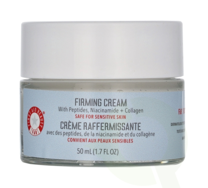 First Aid Beauty (FAB) FAB Firming Cream with Peptides, Niacinamide + Collagen 50 ml i gruppen SKÖNHET & HÄLSA / Hudvård / Ansiktsvård / Dagkräm hos TP E-commerce Nordic AB (D23987)
