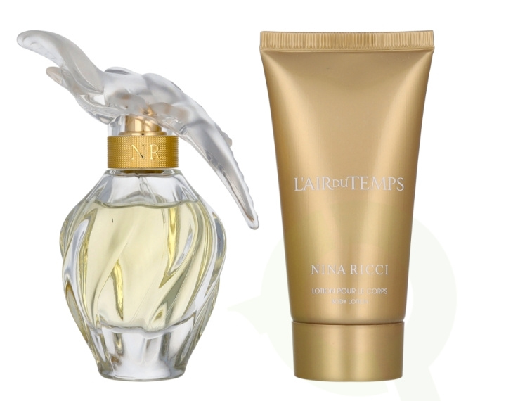 Nina Ricci L\'Air Du Temps Giftset 125 ml Edt Spray 50ml/Body Lotion 75ml i gruppen SKÖNHET & HÄLSA / Doft & Parfym / Parfym / Parfym för henne hos TP E-commerce Nordic AB (D24065)
