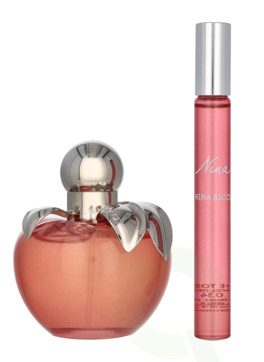Nina Ricci Nina Giftset 60 ml Edt Spray 50ml/Roll-On 10ml i gruppen SKÖNHET & HÄLSA / Doft & Parfym / Parfym / Parfym för henne hos TP E-commerce Nordic AB (D24066)