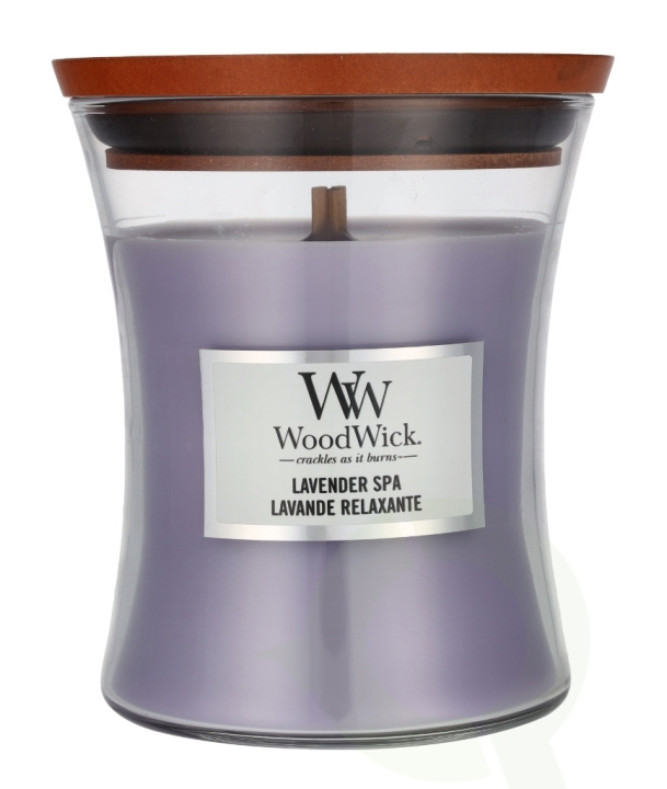 WoodWick Lavender Spa Medium Hourglass Candle 0 i gruppen SKÖNHET & HÄLSA / Doft & Parfym / Övrig doft / Doftljus hos TP E-commerce Nordic AB (D24069)