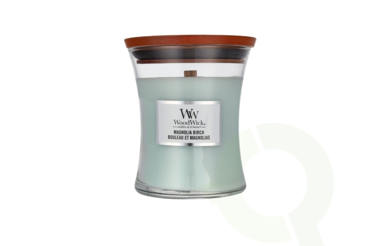WoodWick Magnolia Birch Medium Hourglass Candle 0 i gruppen SKÖNHET & HÄLSA / Doft & Parfym / Övrig doft / Doftljus hos TP E-commerce Nordic AB (D24071)
