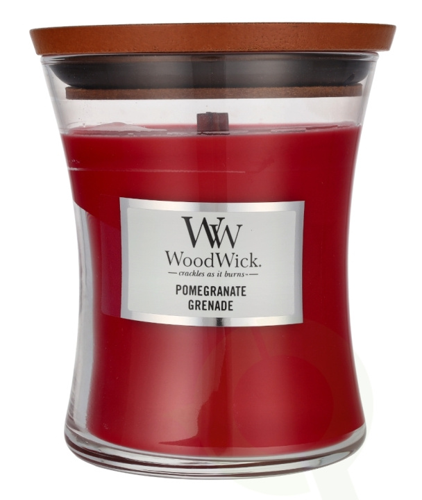WoodWick Pomegranate Medium Hourglass Candle 0 i gruppen SKÖNHET & HÄLSA / Doft & Parfym / Övrig doft / Doftljus hos TP E-commerce Nordic AB (D24074)
