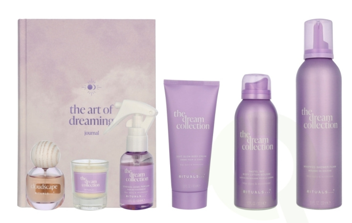 Rituals The Dream Collection Giftset 590 ml Candle 25g/Body Cream 100ml/Edp Spray 15ml/Dream Journal 1 piece/Shower Foam 250ml/Body Lotion 150ml i gruppen SKÖNHET & HÄLSA / Presentkit / Presentkit För Henne hos TP E-commerce Nordic AB (D24117)
