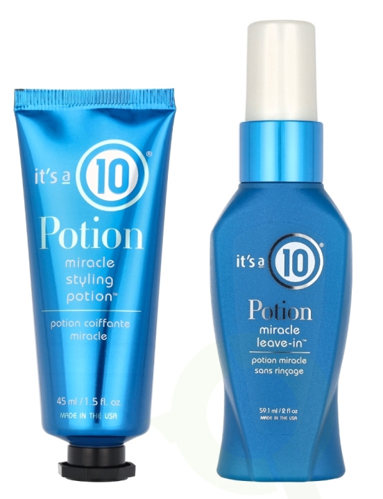 It\'s a 10 Potion Deep Moisture & Shine Duo Set 104.1 ml Leave-in 59,1ml/Styling Potion 45ml i gruppen SKÖNHET & HÄLSA / Hår & Styling / Hårvårdsprodukter hos TP E-commerce Nordic AB (D24151)