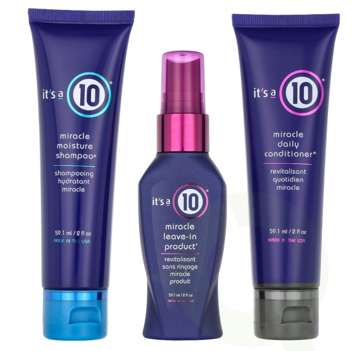 It\'s a 10 Conditioning Trail Set 177.3 ml Shampoo 59,1ml/Conditioner 59,1ml/Leave-in 59,1ml i gruppen SKÖNHET & HÄLSA / Hår & Styling / Hårvårdsprodukter / Balsam hos TP E-commerce Nordic AB (D24155)