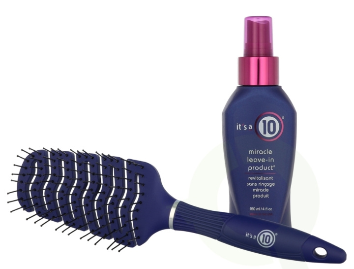 It\'s a 10 Detangling Set 120 ml Leave-in 120ml/Detangle Brush i gruppen SKÖNHET & HÄLSA / Hår & Styling / Hårvårdsprodukter hos TP E-commerce Nordic AB (D24157)