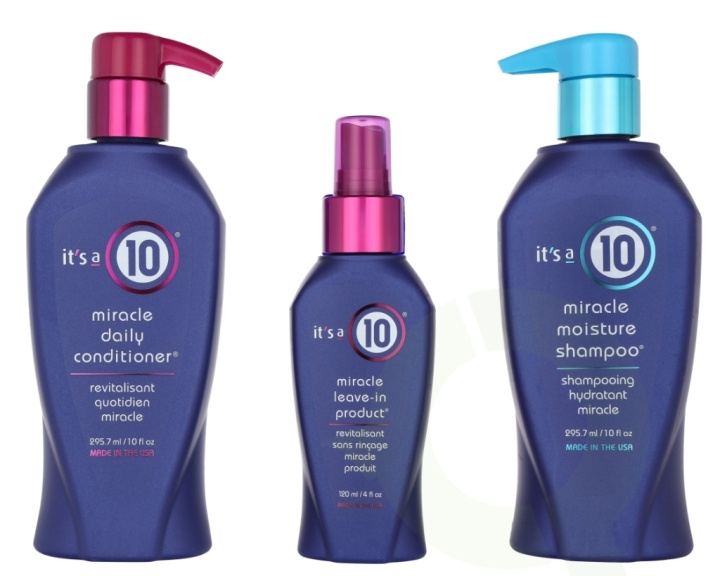 It\'s a 10 Conditioning Set 711.4 ml Shampoo 295,7ml/Conditioner 295,7ml/Leave-in 120ml i gruppen SKÖNHET & HÄLSA / Hår & Styling / Hårvårdsprodukter / Schampo hos TP E-commerce Nordic AB (D24159)
