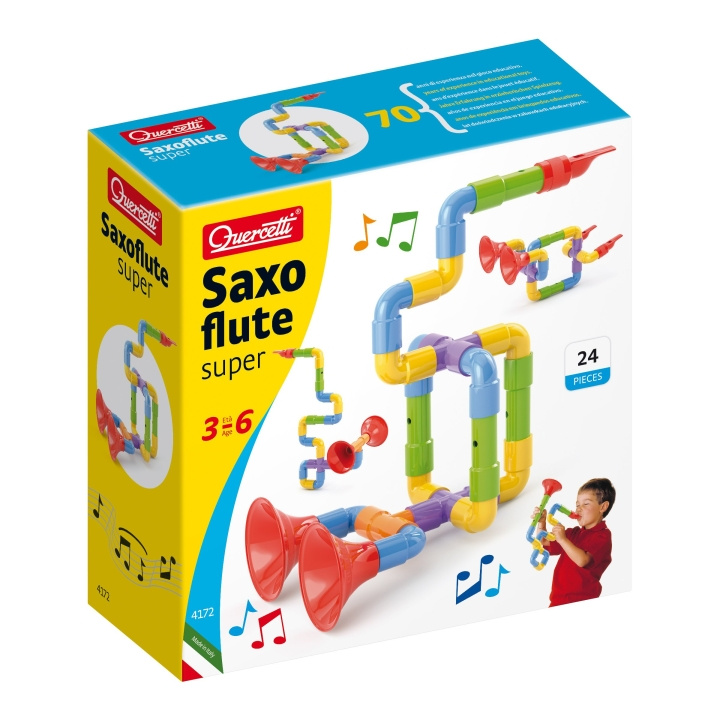Quercetti Super saxoflöjt - (QU-4172) i gruppen LEKSAKER, BARN- & BABYPRODUKTER / Musik, Sång & Bild / Musikinstrument hos TP E-commerce Nordic AB (D24239)