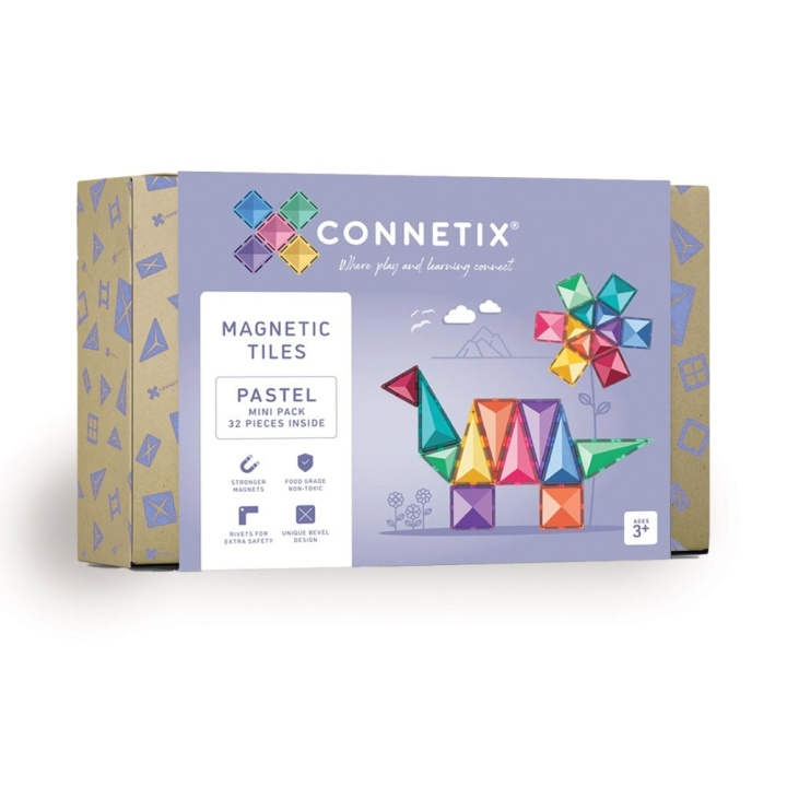 Connetix Pastell miniförpackning 32 delar - (CT-P-00032-MI) i gruppen LEKSAKER, BARN- & BABYPRODUKTER / Leksaker / Lekset hos TP E-commerce Nordic AB (D24249)