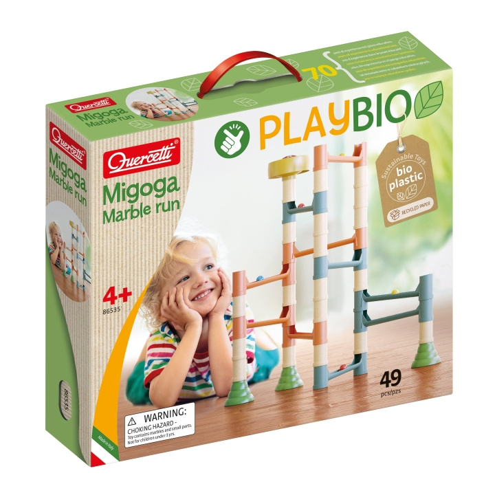 Quercetti Play Bio Migoga kulbana (49 st) - (QU-86535) i gruppen LEKSAKER, BARN- & BABYPRODUKTER / Spel / Sällskapsspel hos TP E-commerce Nordic AB (D24261)