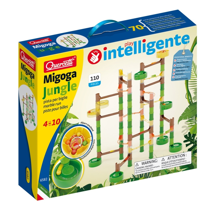 Quercetti Migoga djungelbana med kulor - (QU-6582) i gruppen LEKSAKER, BARN- & BABYPRODUKTER / Spel / Sällskapsspel hos TP E-commerce Nordic AB (D24269)