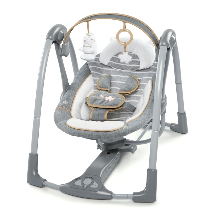 Ingenuity Boutique Collection - Swing \'n Go bärbar gungstol - Bella Teddy (11023) i gruppen LEKSAKER, BARN- & BABYPRODUKTER / Barnrum / Barnsängar hos TP E-commerce Nordic AB (D24272)