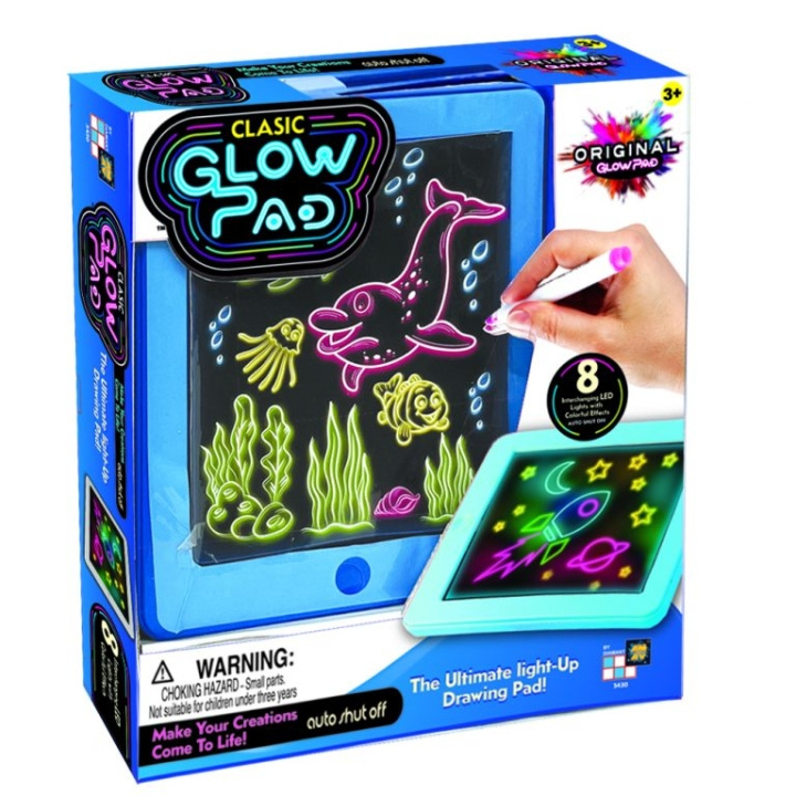 Big Glow Glow Pad - (107000) i gruppen LEKSAKER, BARN- & BABYPRODUKTER / Leksaker / Rita & Räkna hos TP E-commerce Nordic AB (D24279)
