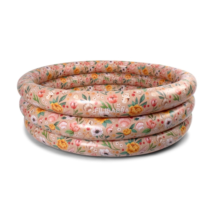 Filibabba Pool Alfie - Ocean Blossom - Pink - 80 cm (FI-03612) i gruppen HEM, HUSHÅLL & TRÄDGÅRD / Trädgårdsprodukter / Pool & Pooltillbehör / Pooler hos TP E-commerce Nordic AB (D24295)