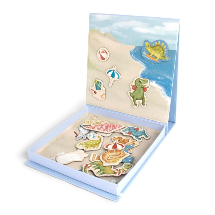 Filibabba Magnetiskt spel - Dino Beach (FI-03585) i gruppen LEKSAKER, BARN- & BABYPRODUKTER / Leksaker / Barnpussel hos TP E-commerce Nordic AB (D24304)