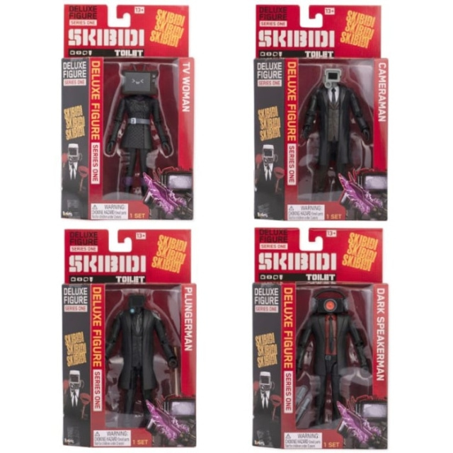 Skibidi Skibidi Toalett 15 cm Deluxe-figur - (1380) i gruppen LEKSAKER, BARN- & BABYPRODUKTER / Leksaker / Figurer, Miniatyrer & tillbehör hos TP E-commerce Nordic AB (D24335)