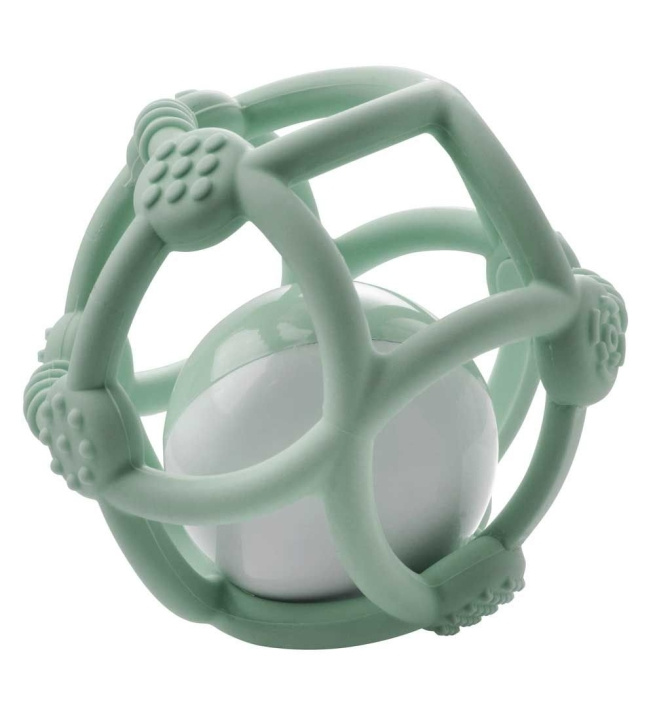 Kidsme Tandvårdsboll i silikon - grön (KIDS9672GR) i gruppen LEKSAKER, BARN- & BABYPRODUKTER / Babysaker / Nappar & Bitringar hos TP E-commerce Nordic AB (D24340)