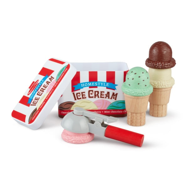 Melissa & Doug Melissa och Doug - Scoop & Stack lekset med glasstrutar - (4087) i gruppen LEKSAKER, BARN- & BABYPRODUKTER / Leksaker / Lekset hos TP E-commerce Nordic AB (D24344)