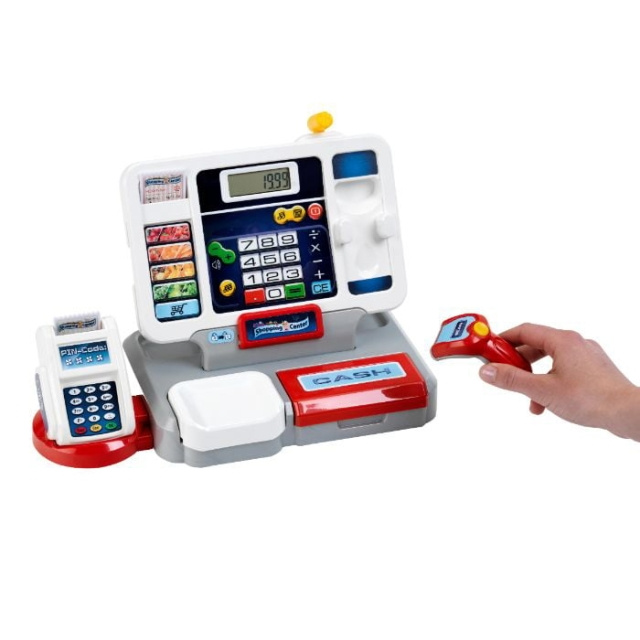 Klein Kassaregister med ljud (KL9389) i gruppen LEKSAKER, BARN- & BABYPRODUKTER / Leksaker / Lekset hos TP E-commerce Nordic AB (D24392)