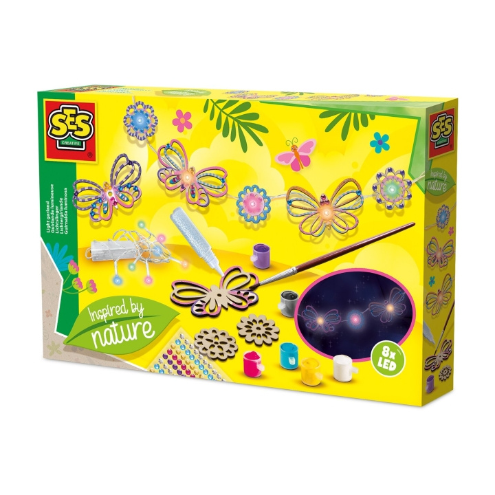 SES Creative Ljusgirlang - inspirerad av naturen - (S14039) i gruppen LEKSAKER, BARN- & BABYPRODUKTER / Leksaker / Pyssel hos TP E-commerce Nordic AB (D24394)