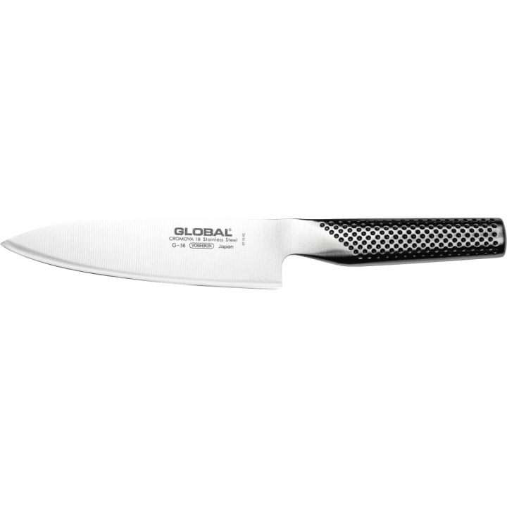 GLOBAL G-58 Kockkniv 16 cm blad i gruppen HEM, HUSHÅLL & TRÄDGÅRD / Köksredskap / Köksknivar & Knivslipar hos TP E-commerce Nordic AB (D24418)
