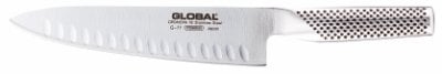 GLOBAL Kockkniv med spetsigt Granton-skaft - 20 cm i gruppen HEM, HUSHÅLL & TRÄDGÅRD / Köksredskap / Köksknivar & Knivslipar hos TP E-commerce Nordic AB (D24423)