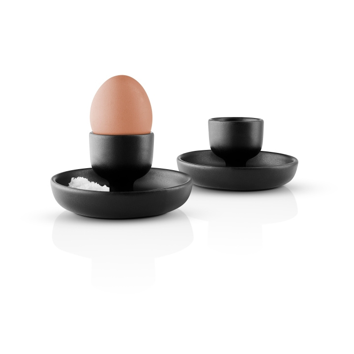 Eva Solo Nordic kitchen Äggkopp - Svart - 2 st. H6 cm x 11 cm i gruppen HEM, HUSHÅLL & TRÄDGÅRD / Köksredskap / Övriga köksredskap hos TP E-commerce Nordic AB (D24475)