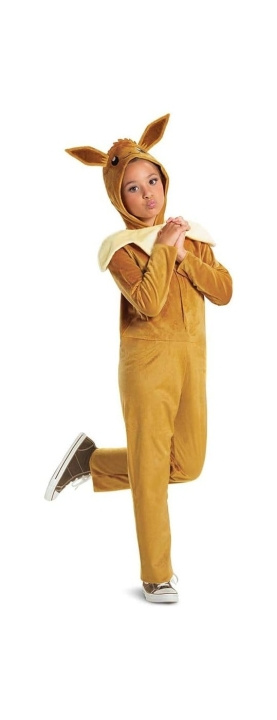 Disguise Pokémon Jumpsuit med huva Classic - Eevee (116 cm) i gruppen LEKSAKER, BARN- & BABYPRODUKTER / Leksaker / Maskeradkläder hos TP E-commerce Nordic AB (D24488)