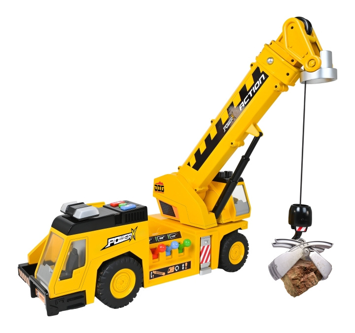 Power X Lift\'N\'Move Crane Truck (20410) i gruppen LEKSAKER, BARN- & BABYPRODUKTER / Leksaker / Leksaksbilar & andra fordon hos TP E-commerce Nordic AB (D24509)