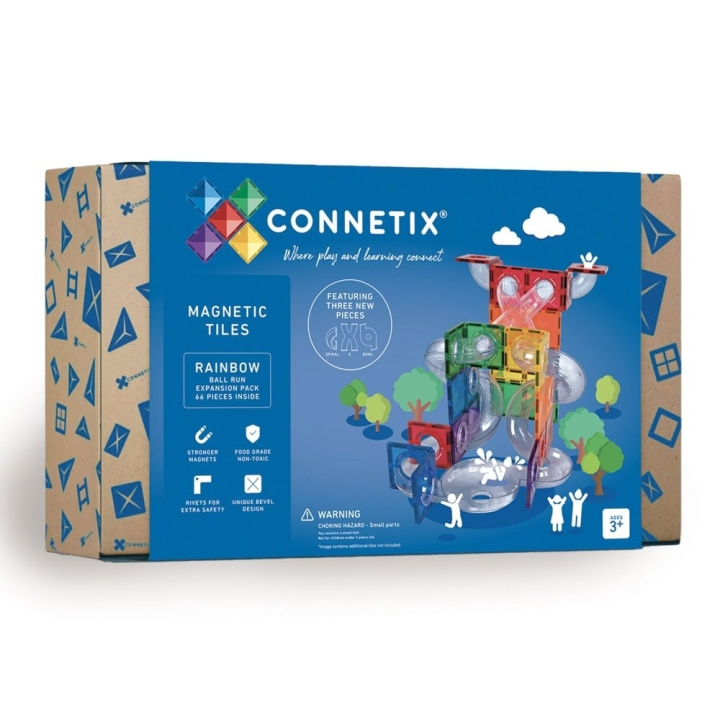 Connetix Ball Run Expansionspaket - Regnbåge (CT-R-00066-BR) i gruppen LEKSAKER, BARN- & BABYPRODUKTER / Leksaker / Lekset hos TP E-commerce Nordic AB (D24530)